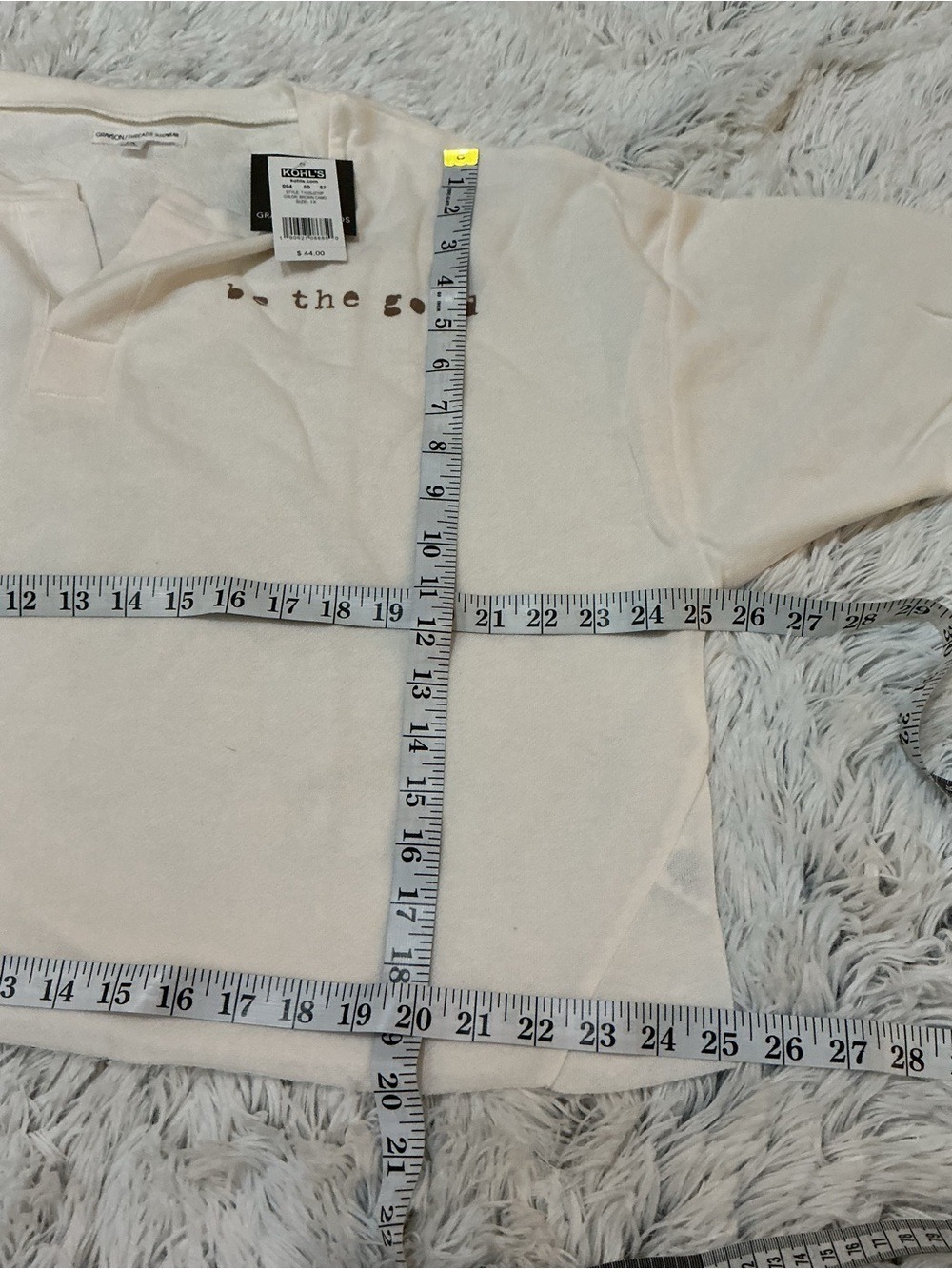 Grayson Threads Camo Print bottoms Lounge Pajama Set 1X Ivory Top 2 Piece - Picture 8 of 13